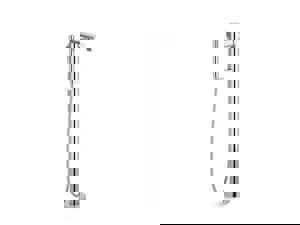 Single Handle Lever Floor Mount Filler in Polished Chrome